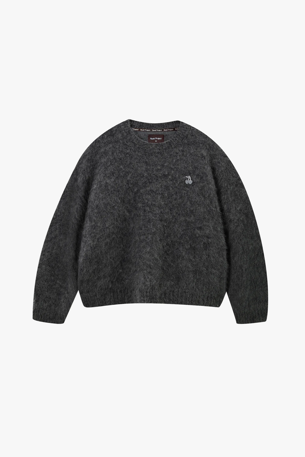 Alpaca Knit Sweater Grey