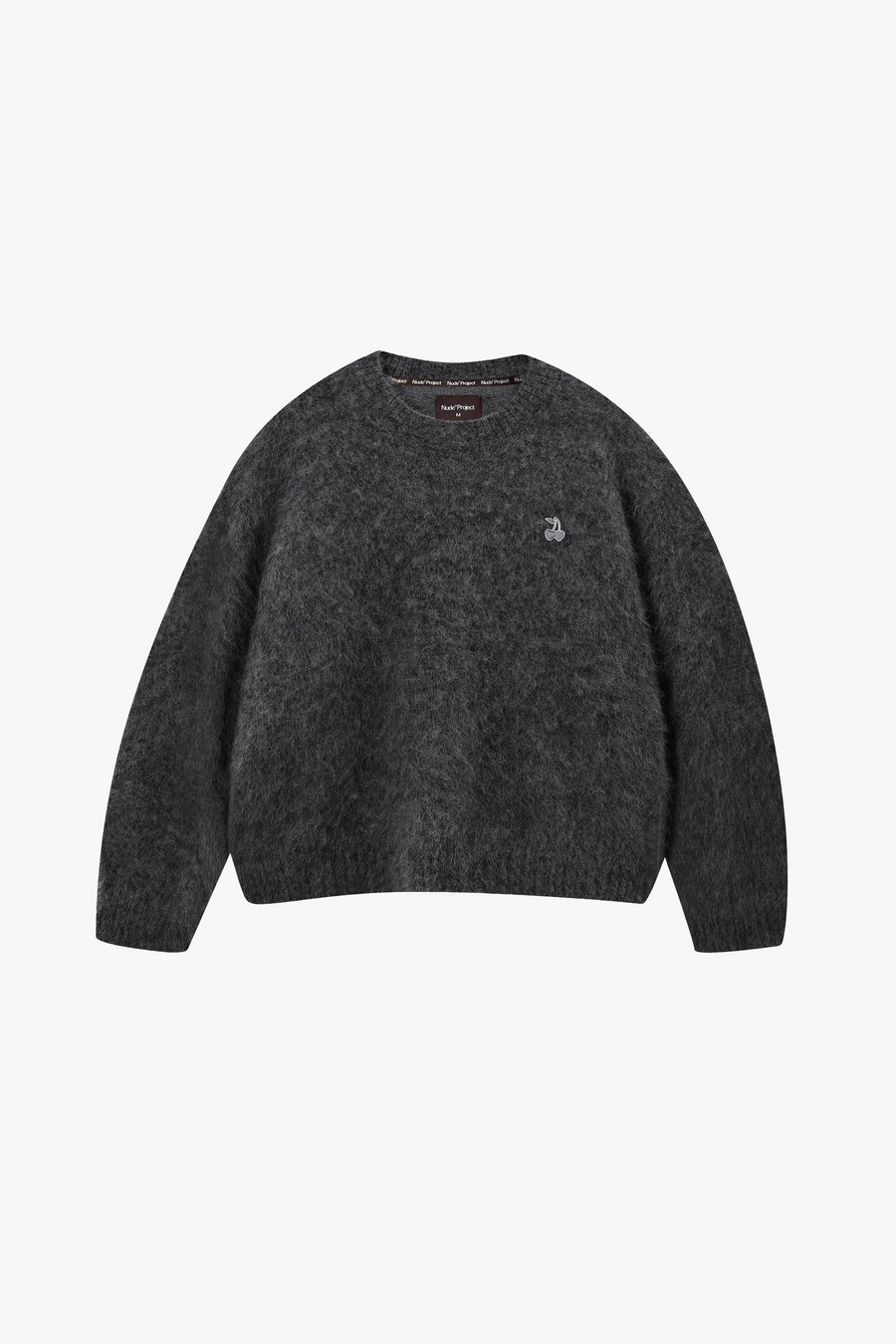Alpaca Knit Sweater Grey