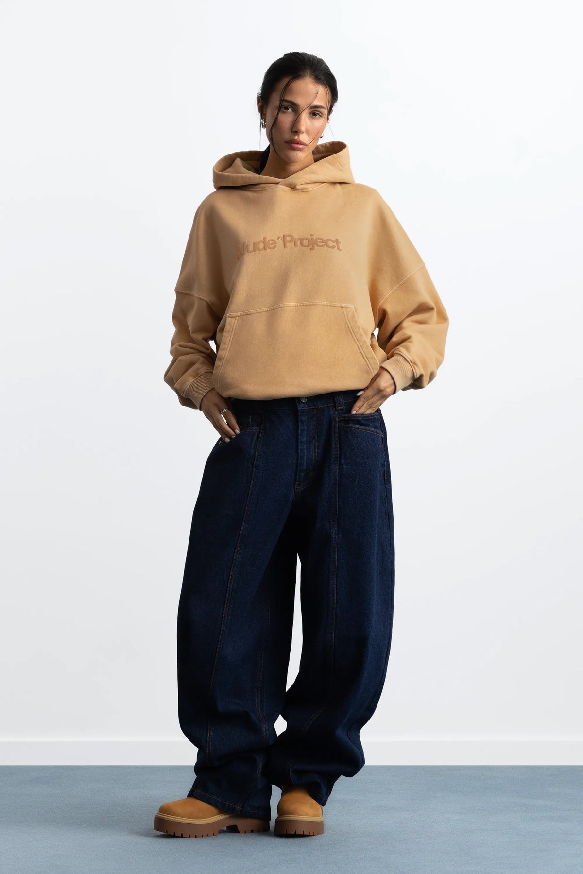 Barrel Jeans Raw Indigo