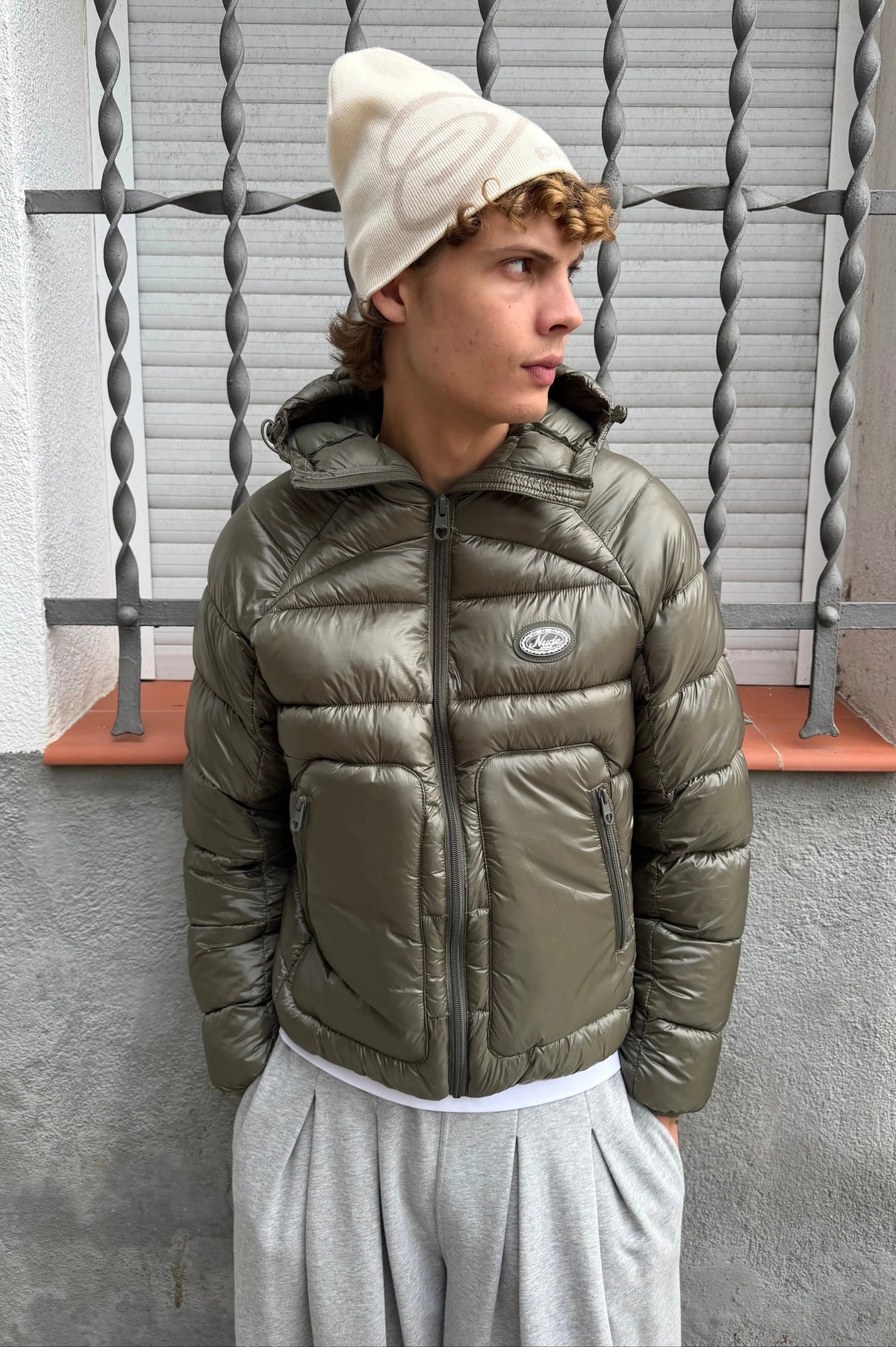 Iconic Puffer Jacket Khaki